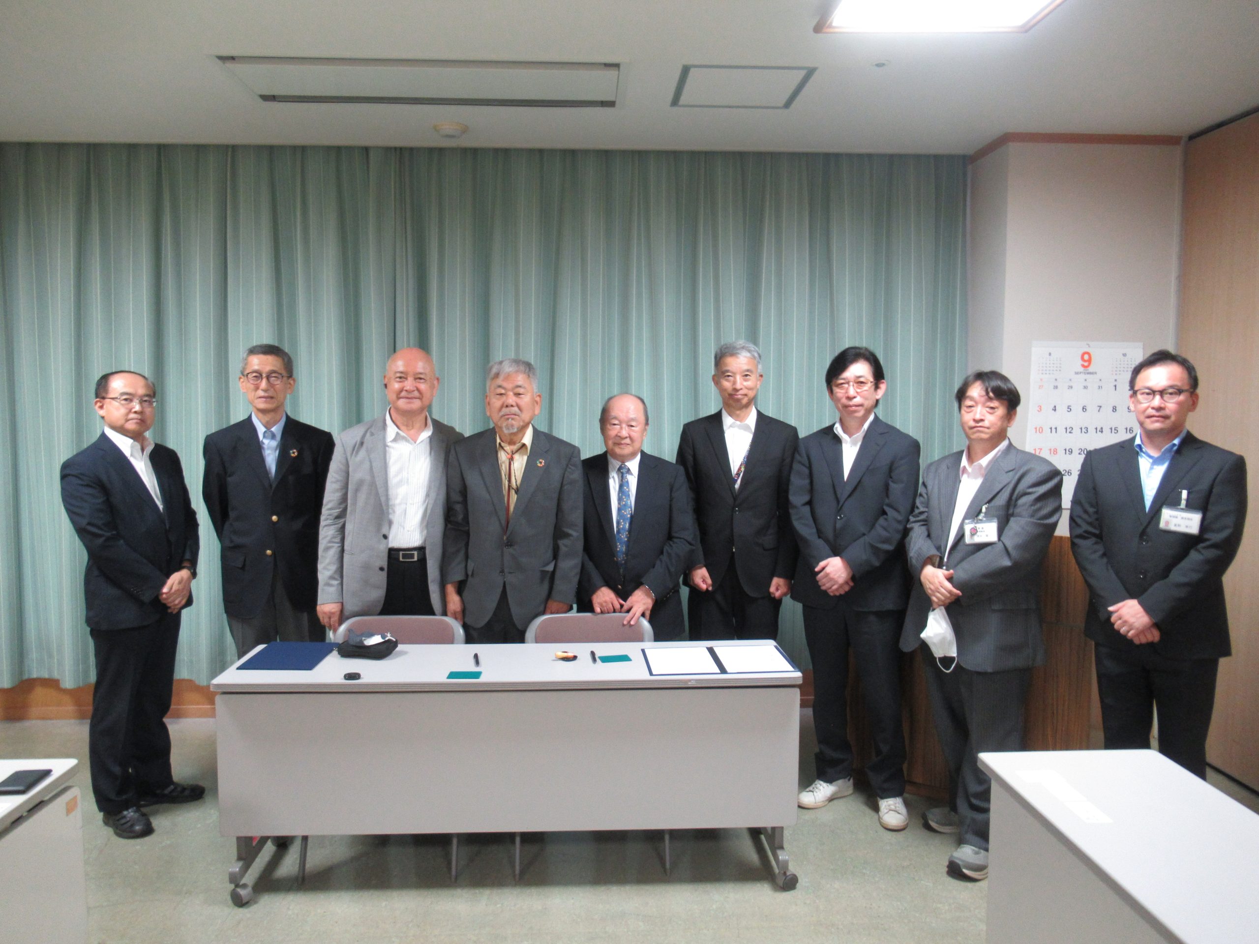 協会から尾崎会長と佐藤専務理事も同席されました。